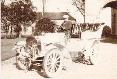 George S Orr in Argyll Car at kinnaird  1903-04
First car in Stirlingshire